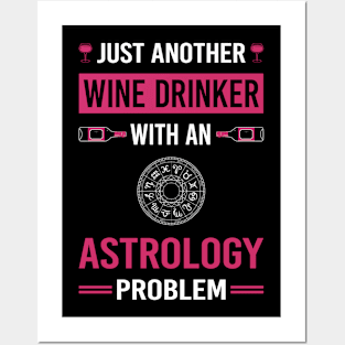 Wine Drinker Astrology Astrologer Posters and Art